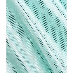 Babyhug Woven Sleeveless Metallic & Mesh Party Gown - Mint