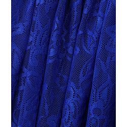 Babyhug Sleeveless Party Frock with Lace Detailing - Royal Blue