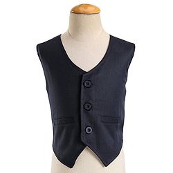 Babyhug Cotton Full Sleeves Party Wear Suit With Blazer Arrow Print - Navy Blue & Pink