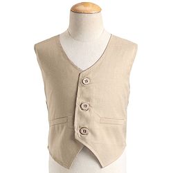 Babyhug Cotton Full Sleeves Party Wear Suit With Blazer Heart Print - Beige & Maroon