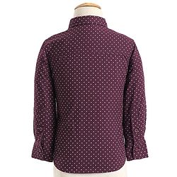 Babyhug Cotton Full Sleeves Party Wear Suit With Blazer Heart Print - Beige & Maroon