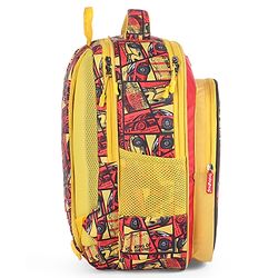 Babyhug School Backpack Extreme Speed Car Multicolor - 17 Inches