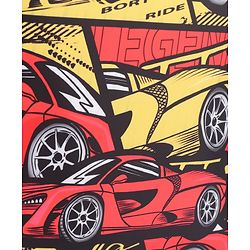 Babyhug School Backpack Extreme Speed Car Multicolor - 17 Inches