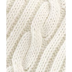 Babyhug Full Sleeves Cable Knit Pullover Sweater - White