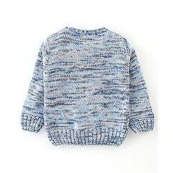 Babyhug Full Sleeves Sweater - Blue