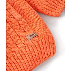 Babyhug Full Sleeves Pullover Sweater - Orange