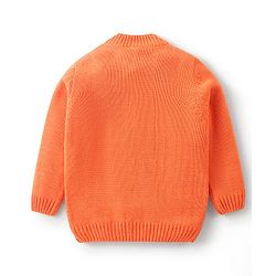 Babyhug Full Sleeves Pullover Sweater - Orange