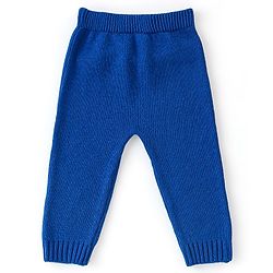 Babyhug Organic Cotton Knit Full Sleeves Sweater Set With Cap Cloud & Sun Design -Blue