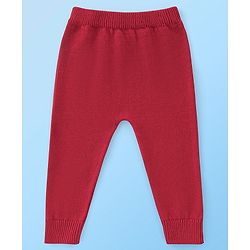 Babyhug Organic Cotton Full Sleeves Heart Design  Sweater Sets - Grey & Red