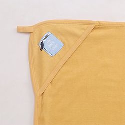 Babyhug Double Layer Interlock Hooded Towel Tiger Print L 75 x B 76 cm- Yellow