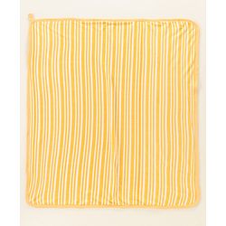 Babyhug Double Layer Interlock Hooded Towel Boat Print L 75 x B 76 cm- Yellow