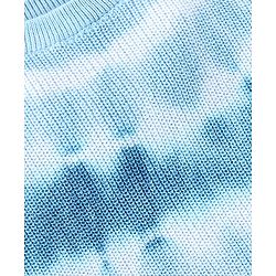 Babyhug Full Sleeves Pullover Sweater Tie Dye Stripes - Blue