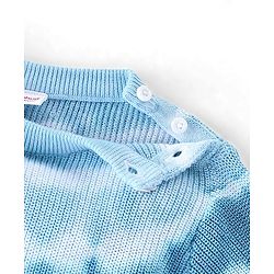 Babyhug Full Sleeves Pullover Sweater Tie Dye Stripes - Blue