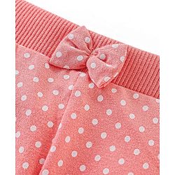 Babyhug Cotton Knit Full Lenght  Lounge Pant Floral Print Pack Of 2 - Pink & Maroon