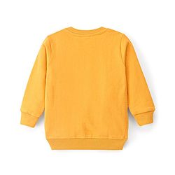 Babyhug Cotton Knit Full Sleeves Sweatshirt With Graphics Text Print Pack Of 2 - Navy Blue & Yellow