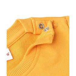 Babyhug Cotton Knit Full Sleeves Sweatshirt With Graphics Text Print Pack Of 2 - Navy Blue & Yellow
