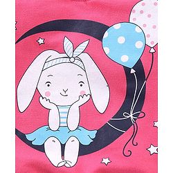 Babyhug Cotton Knit Full Sleeves Sweatshirts with Star Print Pack of 2 - Pink & Navy Blue