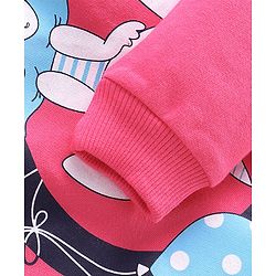 Babyhug Cotton Knit Full Sleeves Sweatshirts with Star Print Pack of 2 - Pink & Navy Blue
