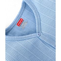 Babyhug Full Sleeves Solid Thermal Vest - Blue