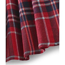 Babyhug Cotton Yarndyed Half Sleeves Checkered Dress with Headband - Red
