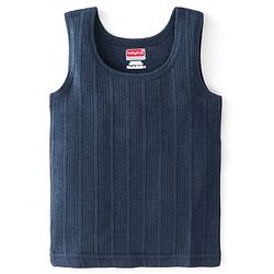 Babyhug Sleeveless Thermal Vest Solid Colour - Blue