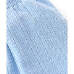 Babyhug Full Length Solid Colour Thermal Pant - Blue