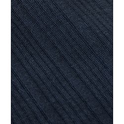 Babyhug Cotton Blend Full Length Thermal Legging Solid Colour - Dark Navy Blue