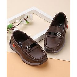Cute Walk by Babyhug Slip On Formal Wear Shoes - Brown