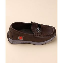 Cute Walk by Babyhug Slip On Formal Wear Shoes - Brown
