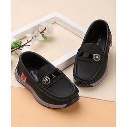 Cute Walk by Babyhug Slip On Formal Wear Shoes - Black