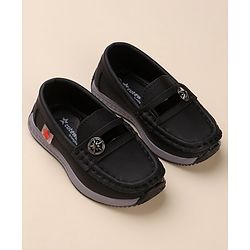 Cute Walk by Babyhug Slip On Formal Wear Shoes - Black
