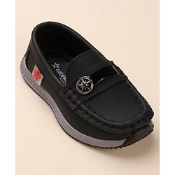 Cute Walk by Babyhug Slip On Formal Wear Shoes - Black