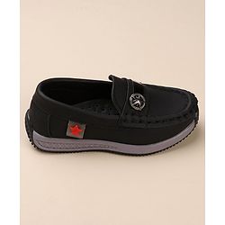 Cute Walk by Babyhug Slip On Formal Wear Shoes - Black