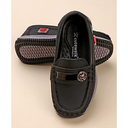 Cute Walk by Babyhug Slip On Formal Wear Shoes - Black