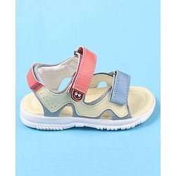 Cute Walk by Babyhug Velcro Closure Sandals - Yellow