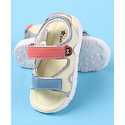 Cute Walk by Babyhug Velcro Closure Sandals - Yellow