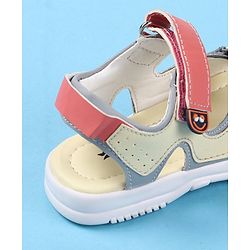 Cute Walk by Babyhug Velcro Closure Sandals - Yellow