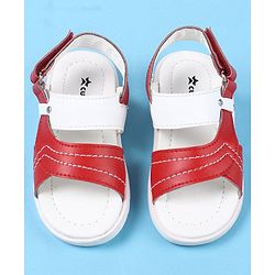 Cute Walk by Babyhug Velcro Closure Sandals - Red