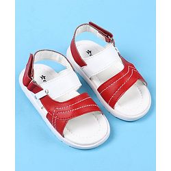 Cute Walk by Babyhug Velcro Closure Sandals - Red