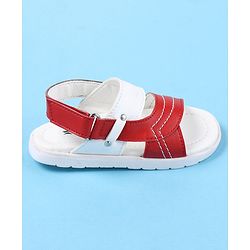 Cute Walk by Babyhug Velcro Closure Sandals - Red