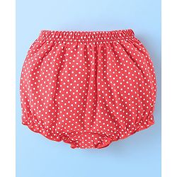 Babyhug Cotton Bloomers Polka Dots & Fruits Printed Pack of 3 - Multicolour