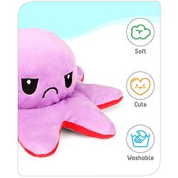 Babyhug Reversible Octopus Soft Toy Purple &  Pink-11cm