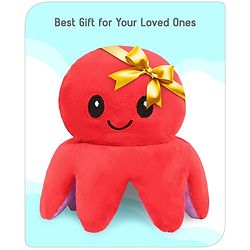 Babyhug Reversible Octopus Soft Toy Purple &  Pink-11cm