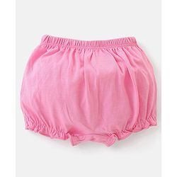 Babyhug Cotton Knit Bloomers Floral & Stripes Print Pack of 5 - Multicolor