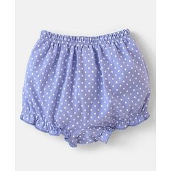 Babyhug Cotton Knit Bloomers Floral & Stripes Print Pack of 5 - Multicolor