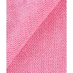 Babyhug Knit Full Sleeves Solid Color Shrug - Dark Pink