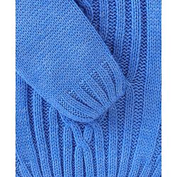 Babyhug Knit Full Sleeves Pullover Cable Knit Design - Blue
