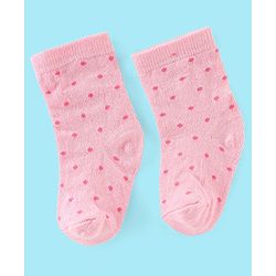 Cute Walk by Babyhug Non Terry Anti Bacterial Ankle Length Socks Kitty Design Pack of 3 - Pink White & Yellow