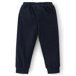 Babyhug Cotton Full Length Lounge Pants Fox Print Pack of 2 - Blue & Green