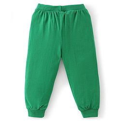 Babyhug Cotton Full Length Lounge Pants Truck Print Pack of 2- Blue & Green